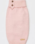 Pull pour Chien Rose Poudré Maille Premium Effet Cachemire par PAIKKA