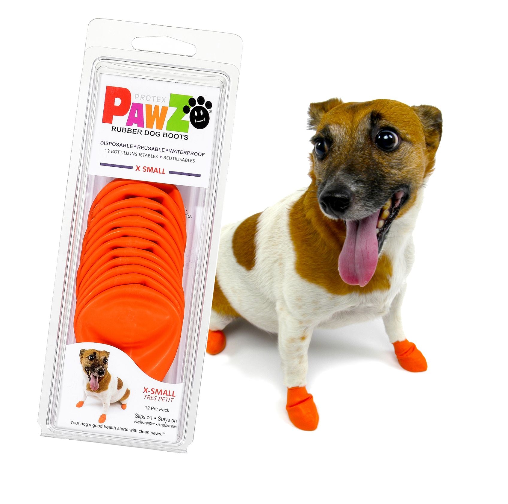 Stivali multicolori per cani PAWZ