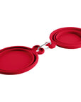 Gamelle de voyage en silicone 350/750 ml, rouge par Hunter