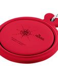 Gamelle de voyage en silicone 350/750 ml, rouge par Hunter