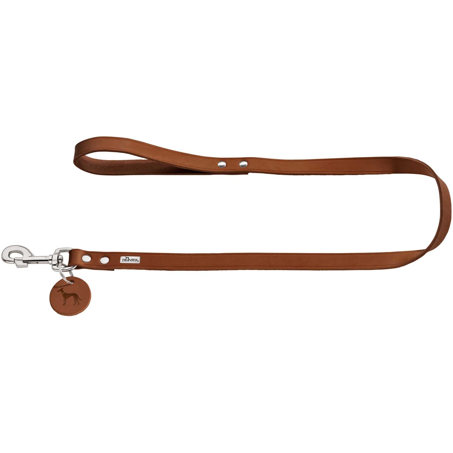 Guinzaglio per cani in pelle resistente di Hunter 100 cm