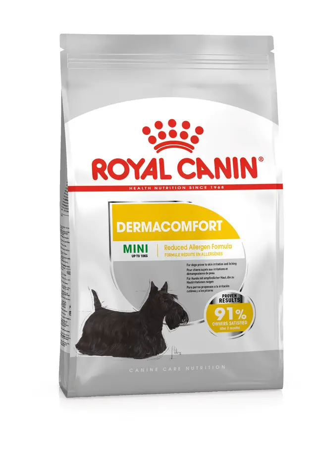 Croquettes Petits Chiens Mini Dermacomfort Royal Canin 1kg