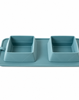 Gamelles de Voyage Pliables en Silicone pour Chien 2 x 600 ml