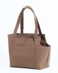 Sac de Transport Pour Chien Coton Ciré Caramel par SohoPoms - Pom D'Azur