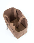 Sac de Transport Pour Chien Coton Ciré Caramel par SohoPoms - Pom D'Azur