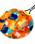 Chapeau d'été pour Petits Chiens Orange