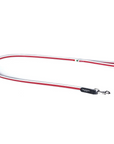 Adjustable Red Dog Harness with Drawstring Closure and Tri-ponti Stopper