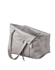 Sac de Transport Premium pour Chien en Suédine Imperméable Gris
