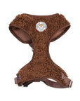 Harnais et Laisse 'Teddy Cocoon' Chocolat par Sohopoms® front
