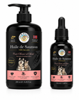 Huile de Saumon de Norvège 100 % Pure pour Chien & Chat – Riche en Oméga-3 (EPA & DHA)