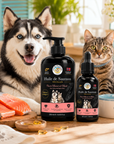 Huile de Saumon de Norvège 100 % Pure pour Chien & Chat – Riche en Oméga-3 (EPA & DHA) lifestyle