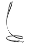 Laisse pour chien Noire Réfléchissante Tri Ponti 118cm.