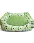 Moomins Green Leaves Lit Chien par SohoPoms - Pom D'Azur