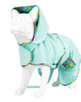 Peignoir pour chien Menthe