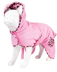 Peignoir pour chien Rose