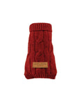 Pull Pour Chien ASPEN Rouge par Bowl & Bone - Pom D'Azur