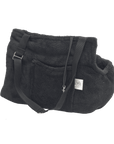 Sac de Transport Noir 'Pom d'Azur' Teddy Bear par Sohopoms - Pom D'Azur