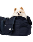 Sac de transport pour chien 'Héritage Riviera' Bleu Marine par SohoPoms ®