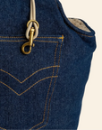 Sac de Transport Denim Navy – Pom d’Azur × Soho Poms London