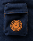 Sac de Transport Denim Navy – Pom d’Azur × Soho Poms London