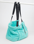 Sac de Transport Bleu 'Pom d'Azur' Teddy Bear par Sohopoms - Pom D'Azur