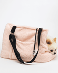 Sac de Transport Rose 'Pom d'Azur' Teddy Bear par Sohopoms - Pom D'Azur