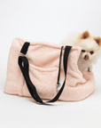 Sac de Transport Rose 'Pom d'Azur' Teddy Bear par Sohopoms - Pom D'Azur