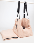 Sac de Transport Rose 'Pom d'Azur' Teddy Bear par Sohopoms - Pom D'Azur