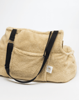 Sac de Transport Beige 'Pom d'Azur' Teddy Bear par Sohopoms - Pom D'Azur