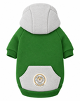 Sweat à Capuche pour Chien Vert & Gris – Élégance Sportive Sohopoms