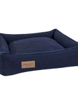URBAN Lit pour Chien Confort Navy par Bowl and Bone - Pom D'Azur