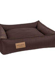 URBAN Lit pour chien Confort Chocolat par Bowl & Bone - Pom D'Azur