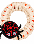 Jouet Halloween pour Chien & Chat – Anneau en Corde avec Araignée