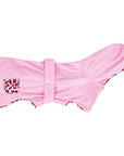 Peignoir pour chien Rose