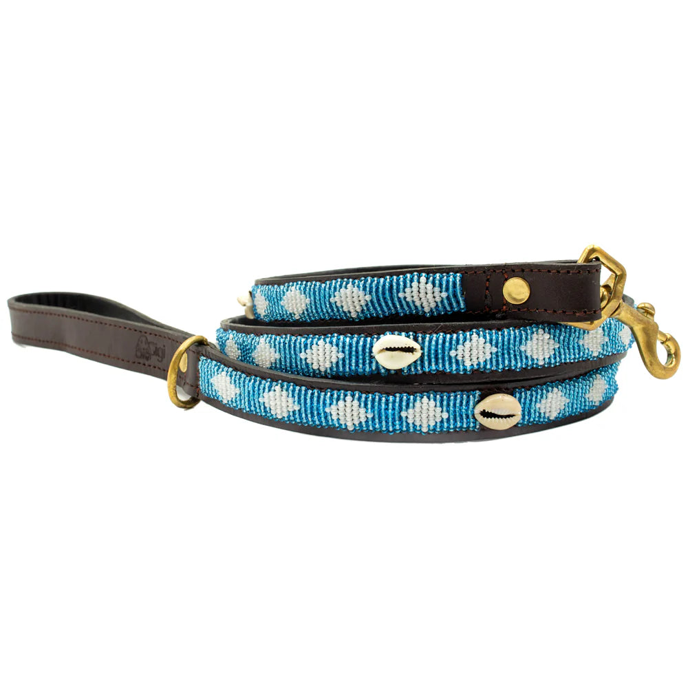 Blue Lagoon Shell Dog Leash