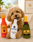 Jouet Bouteille pour Chien avec Couineur – Collection Apéritif Pom d'Azur