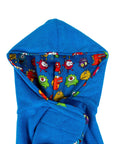 Peignoir pour chien Bleu