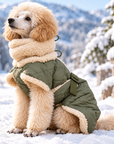 Manteau de Pluie pour Chien 'Sherpa Olive' par Paikka