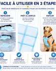 Gilet Rafraîchissant Premium pour Chien – Fraîcheur Longue Durée