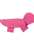 Pink "Storm" dog raincoat by Bowl&Bone