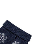 Pull Pour Chien ASPEN SNOWFLAKE Navy par Bowl & Bone - Pom D'Azur
