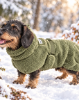 Veste pour Chien 'Sherpa Olive' par Paikka