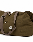 Sac de transport pour chien 'Héritage Riviera' Olive par SohoPoms ®