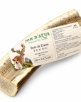 Bois de Cerf Fendu pour Chien 100% Naturel Pom d'Azur