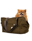 Sac de transport pour chien 'Héritage Riviera' Noisette par SohoPoms ®