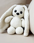 Lapin en Laine Artisanale – Peluche Douce Faite Main