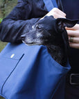 Sac de Transport Pour Chien Coton Ciré Navy par SohoPoms - Pom D'Azur