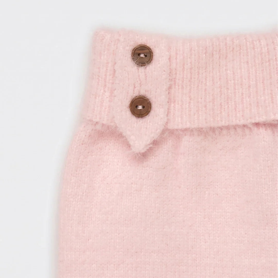 Pull pour Chien Rose Poudré Maille Premium Effet Cachemire par PAIKKA