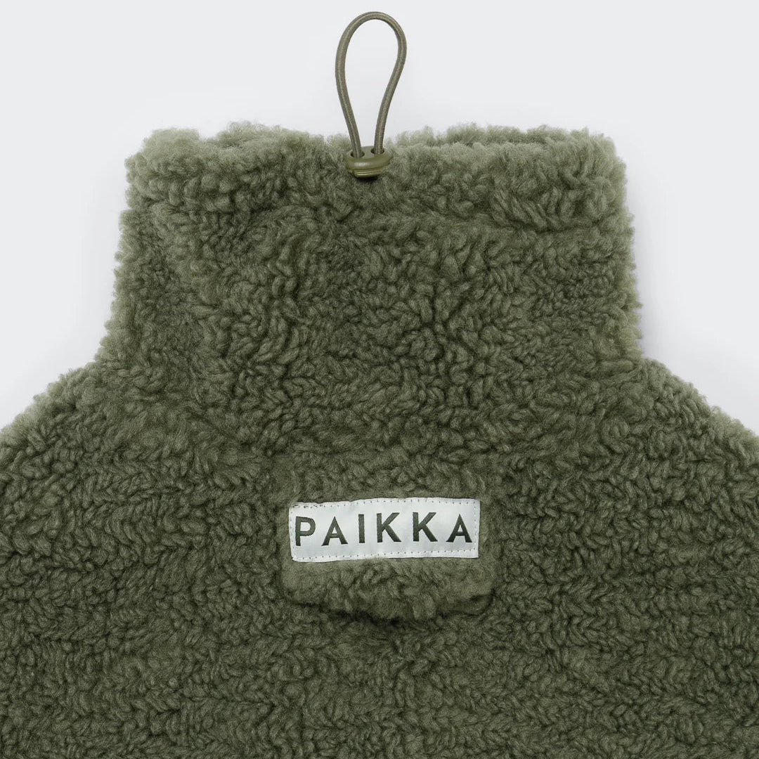 Veste pour Chien 'Sherpa Olive' par Paikka