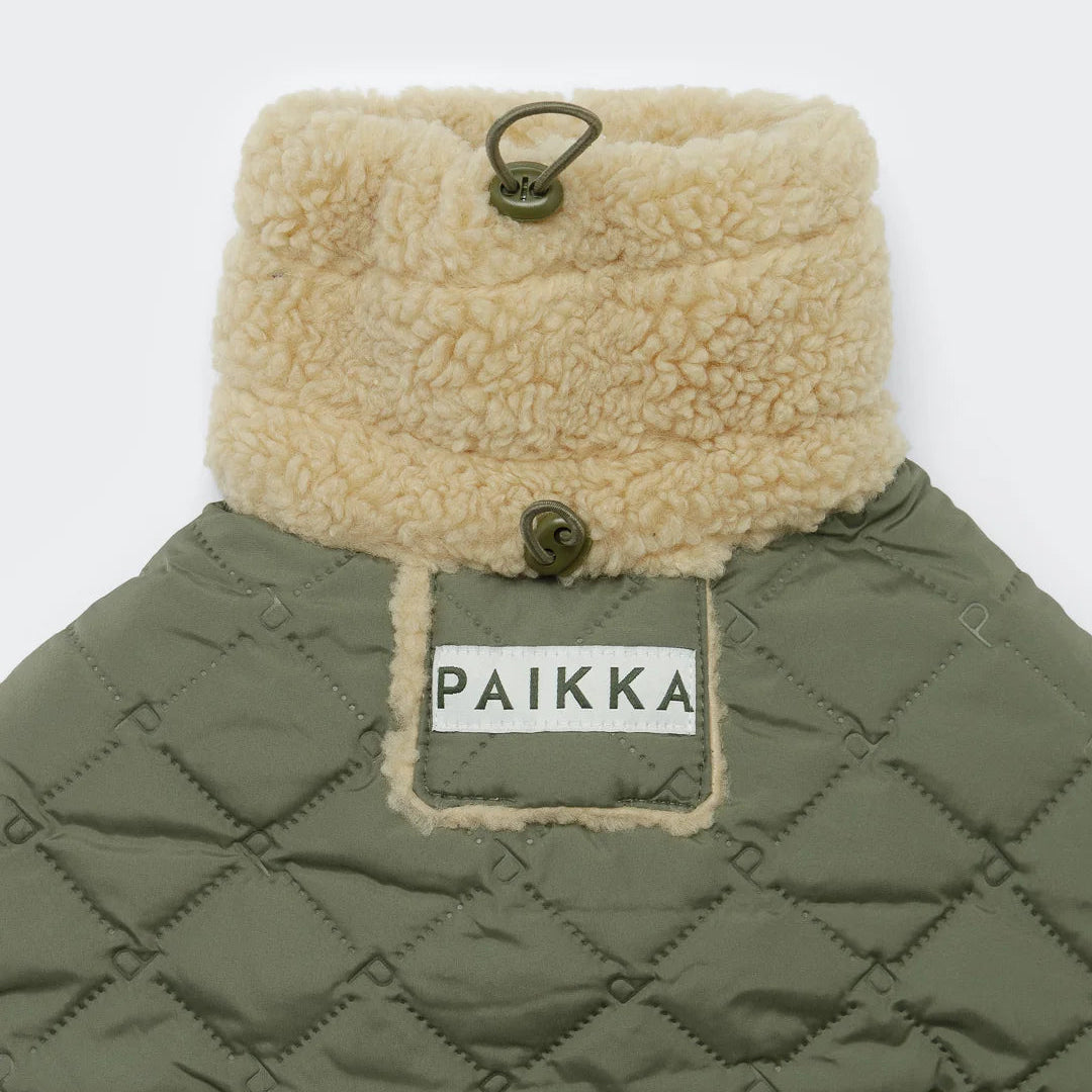 Manteau de Pluie pour Chien 'Sherpa Olive' par Paikka